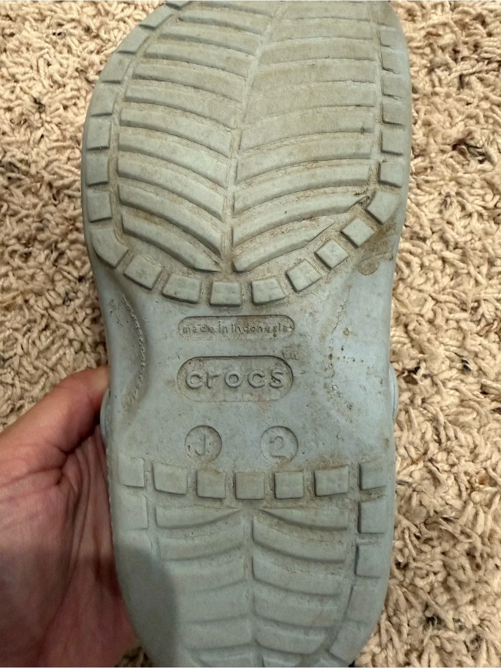 CROCS Kids Light Blue Classic Clog